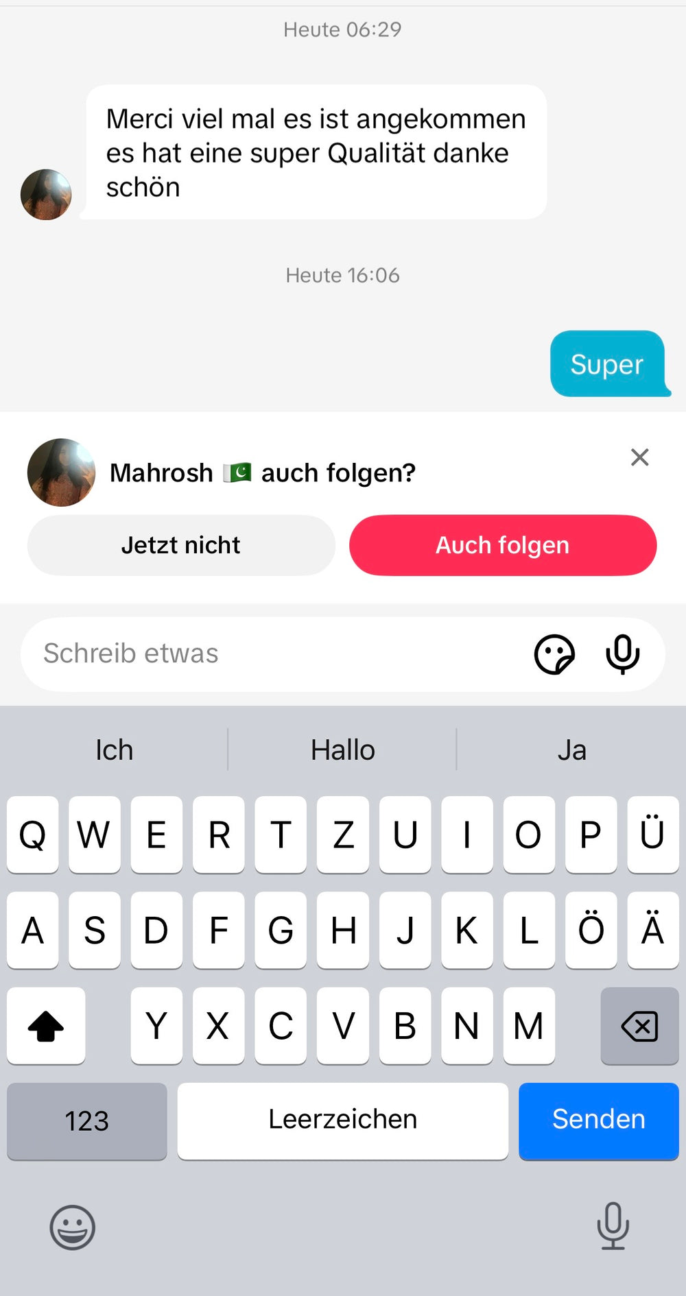 Kundenfeedback